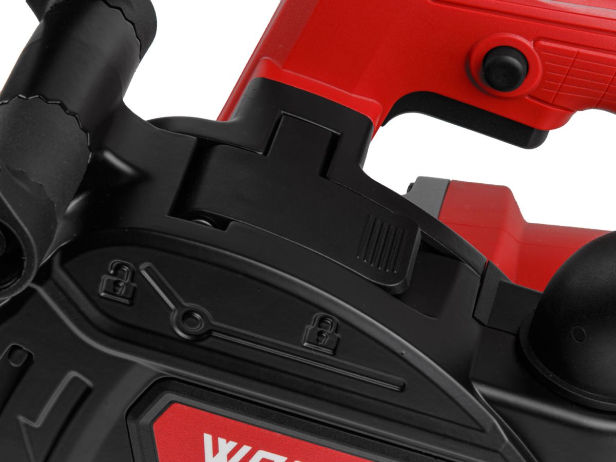 Бороздодел WORTEX WM 1230-1 в кор. 1400 Вт, 125 мм, глубина до 30 мм, конст. эл., плав. пуск