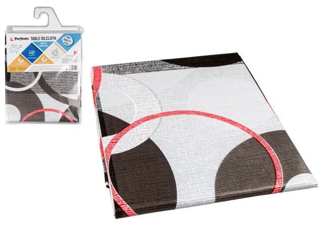 Клеенка столовая, нетканая основа с ПВХ покр., коллекция "DECO", 140х110 см., PERFECTO LINEA