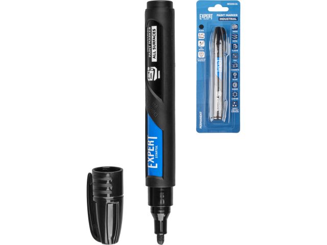 Маркер-краска промышл. перманентный 2-4мм черный EXPERT STARTUL (SE3230-01) (Толщина линии, мм: 2-4)