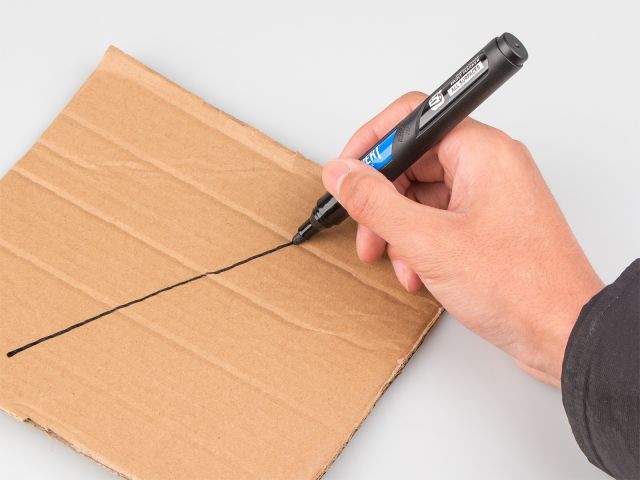 Маркер-краска промышл. перманентный 2-4мм черный EXPERT STARTUL (SE3230-01) (Толщина линии, мм: 2-4)