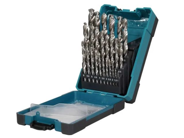 Набор сверл по металлу ц/х, HSS-G, D-78352 комплект из 19 шт MAKITA (19 шт. (1-10мм,  шаг 0.5мм))