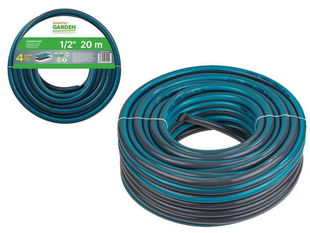 Шланг поливочный 1/2" 20м STARTUL GARDEN (ST6045-1/2-20) (4 слоя)