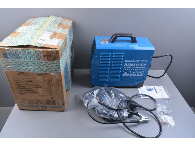 Плазморез Solaris AirCut PC-400 уцененный (1353511848) (220 В; 15-40 А; Высоковольтный поджиг; встроен.компрессор; термозащита; плавный запу