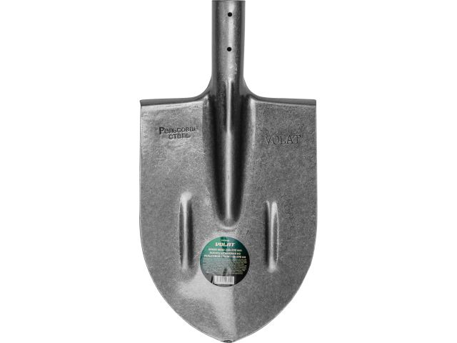 Лопата штыковая из рельсовой стали ВОЛАТ (толщина полотна 1.4мм, рельсовая сталь)