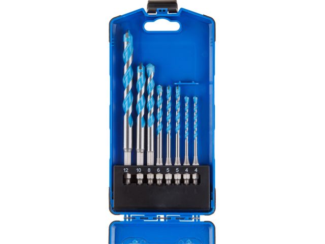Набор сверл универсальных 8шт 4-12 мм MultiFunctional EXPERT STARTUL (победитовые, по мультиматериалам)