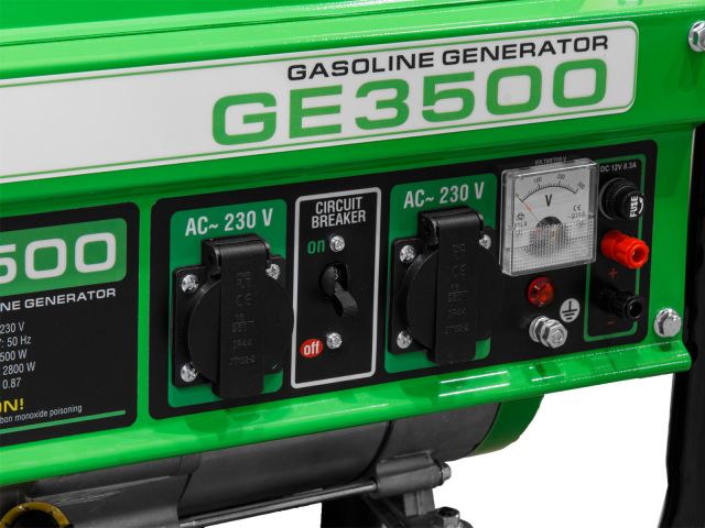 Электростанция (генератор бензиновый) DGM GE3500 (2,8 кВт, 230 В, вес 37,4 кг)
