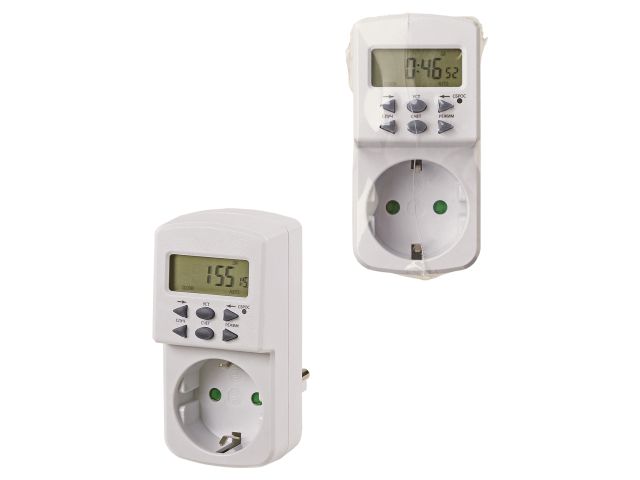 Таймер розеточный ТРЭ-Н-01-1мин/7дн-10on/off-8А (недельный) упак.-термоусад.пленка "Народный"