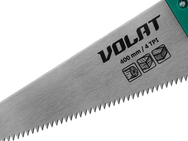Ножовка по дер. 400мм 4 TPI ВОЛАТ