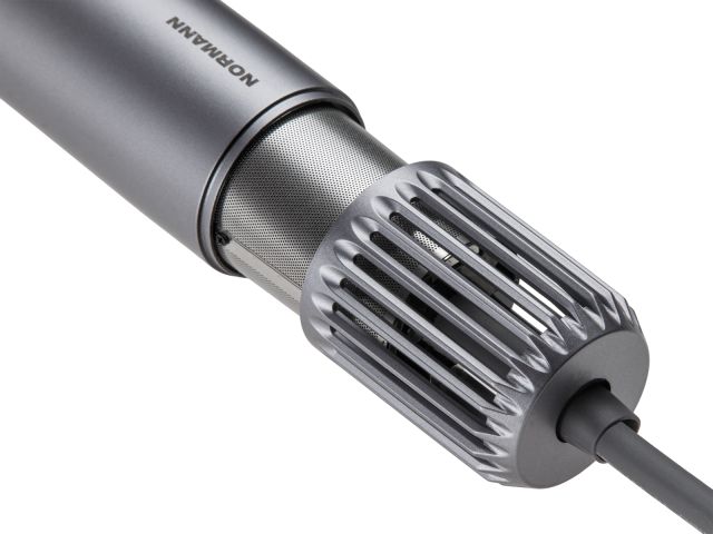 Фен NORMANN AHD-441 (ОТГРУЗКА ТОЛЬКО ПО ЭТН/ЭТТН | 1400 Вт; индикация на дисплее ; холод.обд.; ионизация; BLDC мотор; насадка-концетратор в 