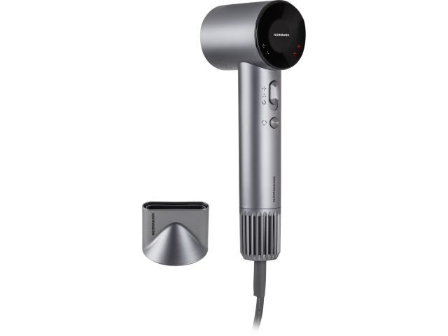 Фен NORMANN AHD-441 (ОТГРУЗКА ТОЛЬКО ПО ЭТН/ЭТТН | 1400 Вт; индикация на дисплее ; холод.обд.; ионизация; BLDC мотор; насадка-концетратор в 