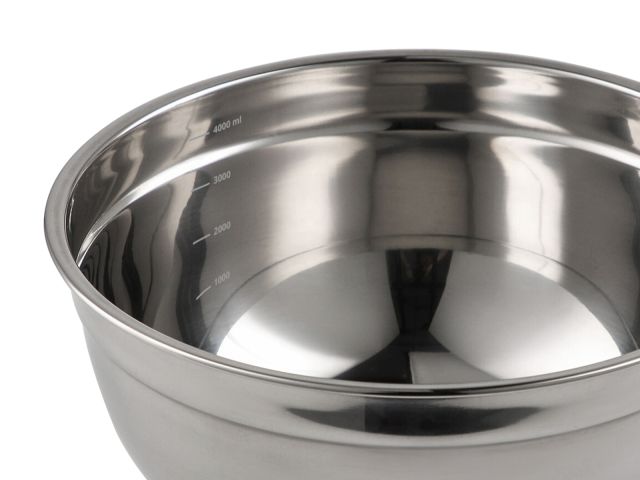 Миска для взбивания из нержавеющей стали, диаметр 28 см, с крышкой, серия CHEF, PERFECTO LINEA