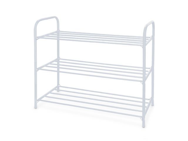 Этажерка для обуви Ника комфорт 3-х секционная, 590х330х790 мм, серый матовый, NIKA