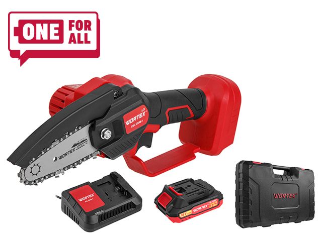 Аккум. мини-пила WORTEX LX CEC 2518-1 в чем. ALL1 XLT SET 18В, 12.5 см