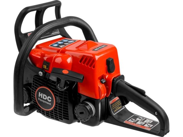 Бензопила HDC HD-C180 без шины и цепи (1.50 кВт, 2.0 л.с., 31.8 см3, вес 4 кг)