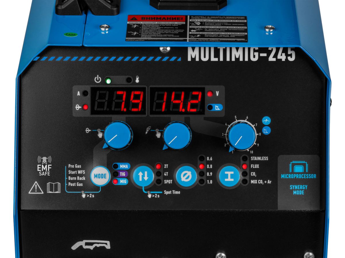 Полуавтомат сварочный Solaris MULTIMIG-245