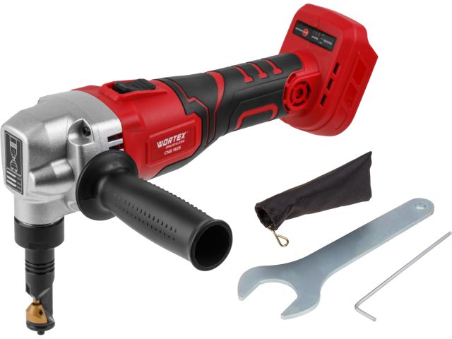 Аккум. ножницы высечные WORTEX CNB 1825 XLT SOLO БЕСЩЕТ., 18 В, 900-2000 ход/мин, до 2,5 мм (сталь до 1.8 мм, 1.7 кг)