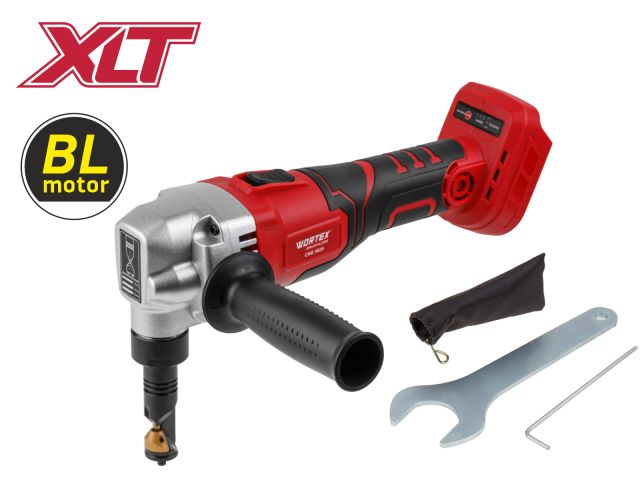 Аккум. ножницы высечные WORTEX CNB 1825 XLT SOLO БЕСЩЕТ., 18 В, 900-2000 ход/мин, до 2,5 мм (сталь до 1.8 мм, 1.7 кг)