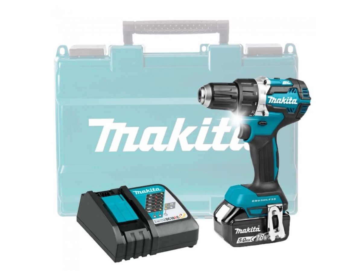 Аккум. дрель-шуруповерт MAKITA LXT DDF484RT в кейсе