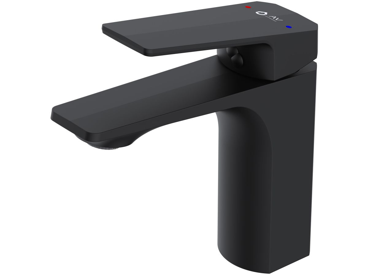 Смеситель для умывальника (Lt) D35, серия WIN (black) AV Engineering