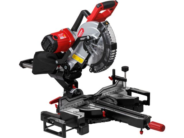 Торцовочная пила WORTEX MS 2518 LO в кор. 1800 Вт, 255 мм, 5000 об, глуб. до 90 мм, шир. до 340 мм (1800 Вт, 255 мм, 0°x90°: 340x90 мм, тене