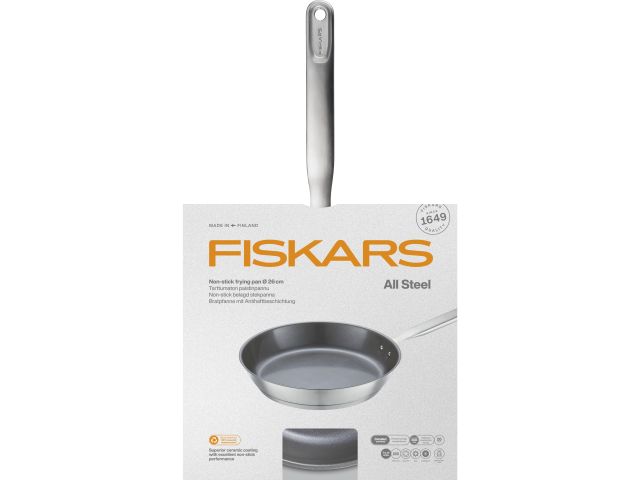 Сковорода 26 см All Steel Fiskars