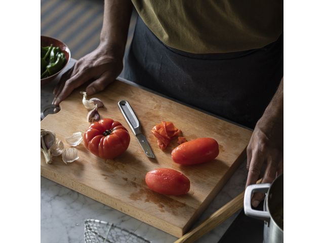 Нож для томатов 12 см цельнометаллический All Steel Fiskars