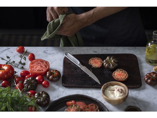 Нож для томатов 12 см цельнометаллический All Steel Fiskars