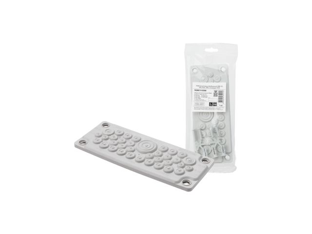 Кабельный ввод мембранный КВМ-35, ТЭП, RAL7035, IP66, 35 вводов TDM