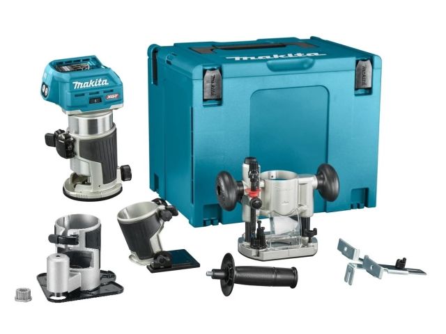 Аккум. фрезер кромочный MAKITA RT001GZ19 MAKPAC (40.0 В, БЕЗ АККУМУЛЯТОРА, цанга 8 мм, 31000 об/мин, регул. об.)
