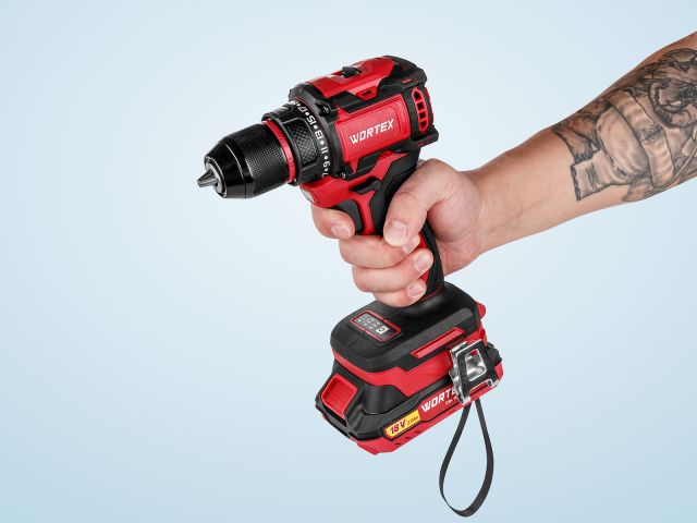 Аккум. дрель-шуруповерт WORTEX BD 2025 DLi в чем. ALL1 XLT БЕСЩЕТ, 18 В, 50 Н*м, 2х2 А*ч, БЗП 10 мм (шурупы до 9 мм, защита от перегрузки и 