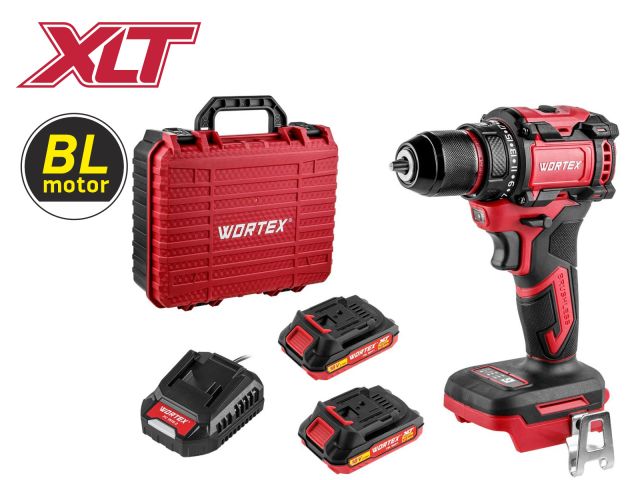 Аккум. дрель-шуруповерт WORTEX BD 2025 DLi в чем. ALL1 XLT БЕСЩЕТ, 18 В, 50 Н*м, 2х2 А*ч, БЗП 10 мм (шурупы до 9 мм, защита от перегрузки и 