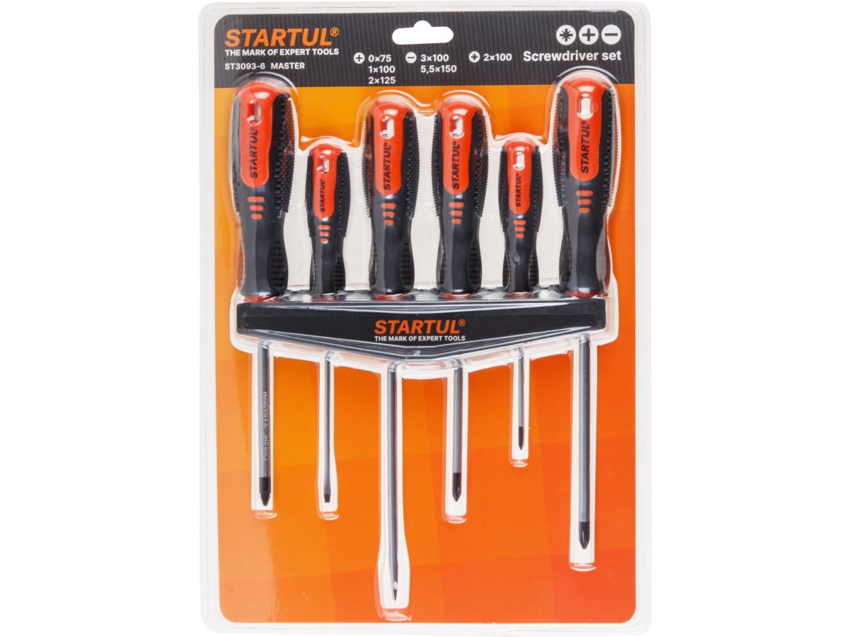 Набор отверток 6шт STARTUL MASTER (ST3093-6)
