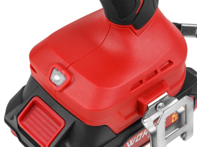 Аккум. дрель-шуруповерт WORTEX BD 2025 LiSET в чем. ALL1 XLT БЕСЩЕТ, 18 В, 55 Н*м, 2х2 А*ч, БЗП 10 м (0-1800 об/мин, подсветка.)