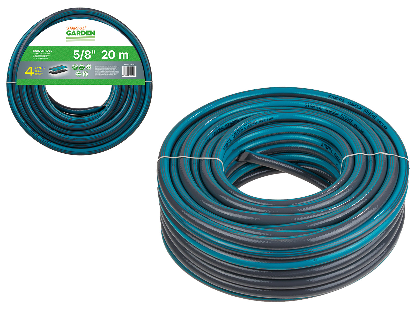 Шланг поливочный 5/8″ 20м STARTUL GARDEN (ST6045-5/8-20)