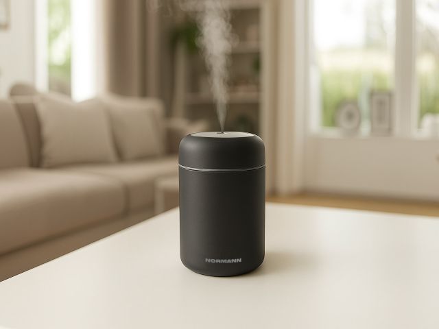 Увлажнитель воздуха NORMANN AUH-101 (темно-серый) (5 Вт; объем 300 мл; произв. 45 мл/ч; MicroUSB кабель)