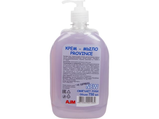Крем-мыло жидкое для рук "PROVINCE" 750 мл AJM (лесная ягода)