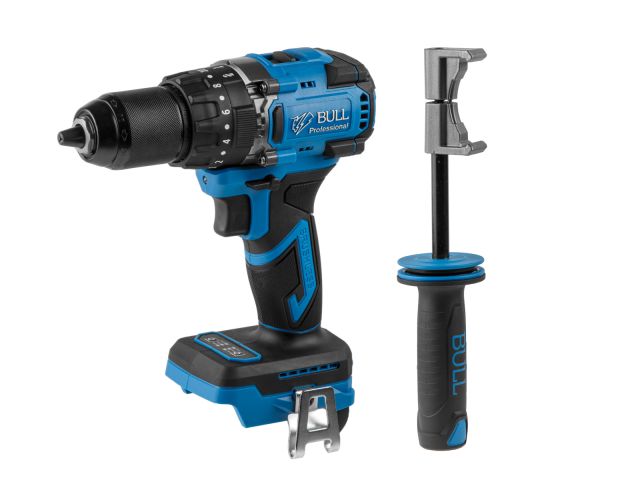 Аккум. дрель-шуруповерт BULL SR 1806 R-series SOLO XLTpro БЕСЩЕТ., Удар., 18 В, 80 Н*м (Импульс. режим, "AntiKickback", Автостоп на реверсе,