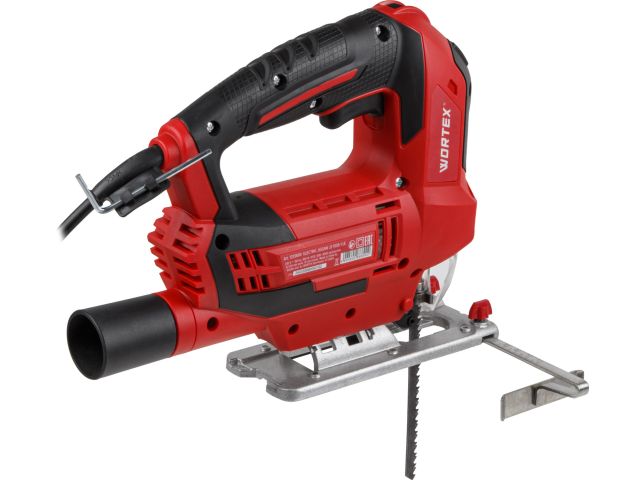 Лобзик электрический WORTEX JS 1009-1 LE в кор. 850 Вт, 500-3000 ход/мин, пропил до 100 мм (Лазер, подсветка, литая платформа)