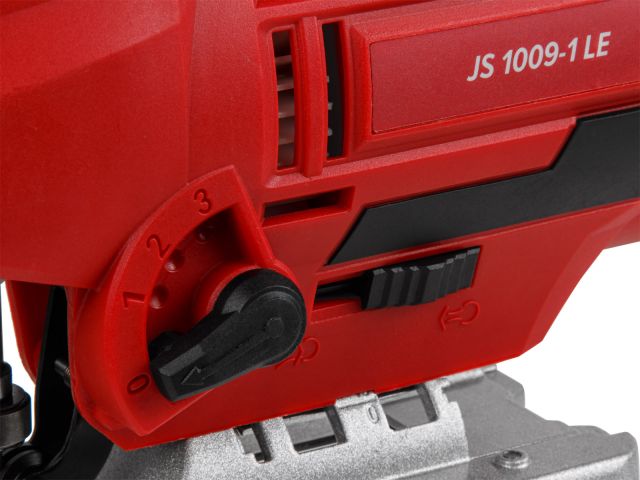 Лобзик электрический WORTEX JS 1009-1 LE в кор. 850 Вт, 500-3000 ход/мин, пропил до 100 мм (Лазер, подсветка, литая платформа)