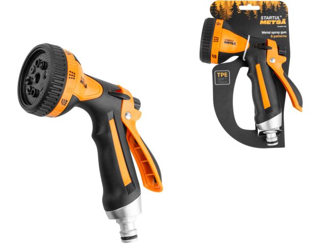 Пистолет-распылитель металл. 8-позиц. STARTUL METSA (ST6013-03)