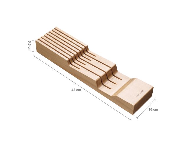 Деревянный блок для ножей All Steel Fiskars