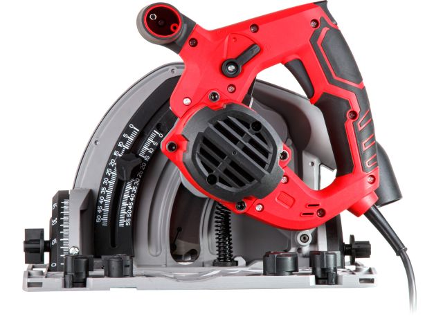 Циркулярная пила погружная WORTEX CS 1612-1 в кор. 1200 Вт, до 59 мм, 6000 об/мин (погружная, 165х20 мм, 5.2 кг; БЕЗ ШИН, БЕЗ СТРУБЦИН)