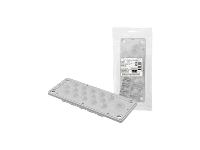 Кабельный ввод мембранный КВМ-16, ТЭП, RAL7035, IP54, 16 вводов TDM