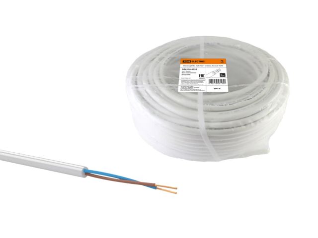 Провод ПВС 2х4,0 (бухта 100м) Б TDM