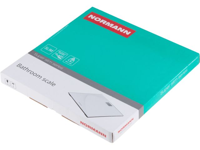 Весы напольные ASB-480 NORMANN (180 кг; стекло 6 мм; ЖКИ дисплей 73.8 x 32 мм)