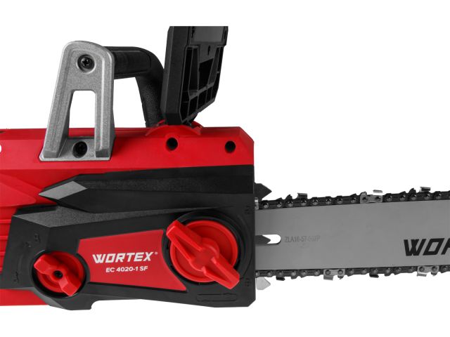 Пила цепная электрическая WORTEX EC 4020-1 SF шина 40 см (16"), 3/8" LP, 1.3 мм (2000 Вт, 18 м/с, 40 см, 3/8", 1.3 мм, 57 звеньев, автосмазк