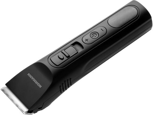 Машинка для стрижки волос NORMANN AHC-590 (Li-ion аккум. 1500 мАч; 90 мин работы; Type-C; длина 1.0/1.3/1.6/1.9 мм; гребни 3/6/9/12 мм, R/L)