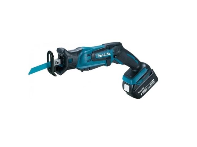 Аккум. сабельная пила LXT DJR185RFE MAKITA (18 В, 2 акк., 3.0 А/ч, дерево до 50 мм, металл до 50 мм, пластик до 50 мм)