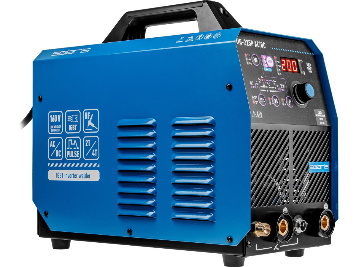 Инверторный аппарат аргонодуговой сварки SOLARIS TIG-225P AC/DC