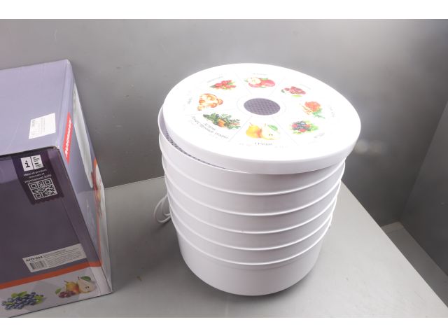 Сушилка для овощей и фруктов AFD-904 NORMANN уцененный (2934653652) (500 Вт; 5 больших лотков; регулировка температуры)